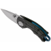 Couteau pliant Kershaw Afftereffect KS.1180 manche en nylon/fibre de verre noir motif angulaire 7,6cm