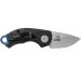 Couteau pliant Kershaw Afftereffect KS.1180 manche en nylon/fibre de verre noir motif angulaire 7,6cm