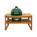 Pack Big Green Egg XLarge barbecue + table eucalyptus + convEGGtor + berceau de table + 4 roulettes