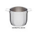 Batterie de cuisine Alessi Pots&Pans 7 pièces tout inox 18/10 design par Jasper Morrison