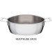 Batterie de cuisine Alessi Pots&Pans 7 pièces tout inox 18/10 design par Jasper Morrison