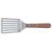 Spatule ajourée coudée large Triangle manche en bois de cerisier
