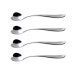 Set de 4 cuillères à glace cœur Alessi Big Love 17cm acier inox 18/10 design par Miriam Mirri