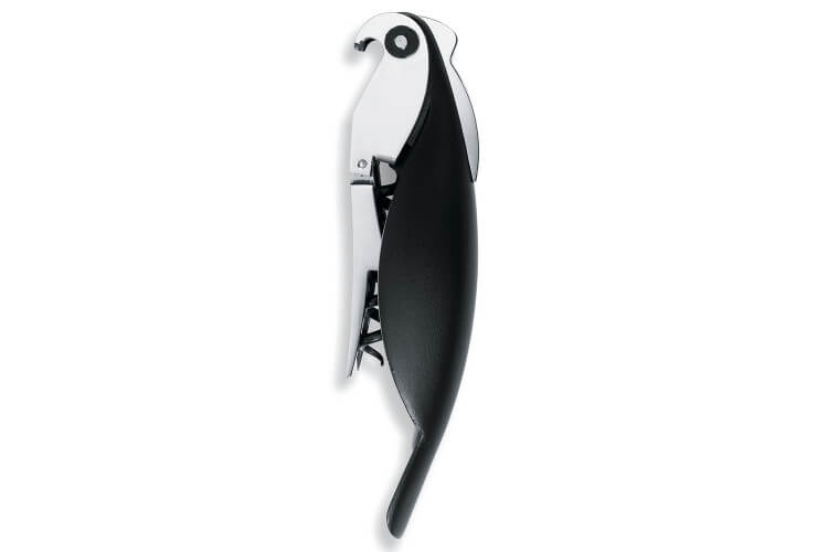 Tire-bouchon sommelier Alessi Parrot design par Alessandro Mendini
