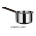 Batterie de cuisine Alessi Edo 7 pièces acier inox 18/10 design par Patricia Urquiola