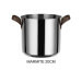 Batterie de cuisine Alessi Edo 7 pièces acier inox 18/10 design par Patricia Urquiola