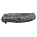 Couteau pliant Kershaw Starter KS.1301BW manche en acier noir 11,4cm