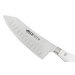 Couteau rocking santoku forgé Riviera White Arcos lame alvéolée 18cm