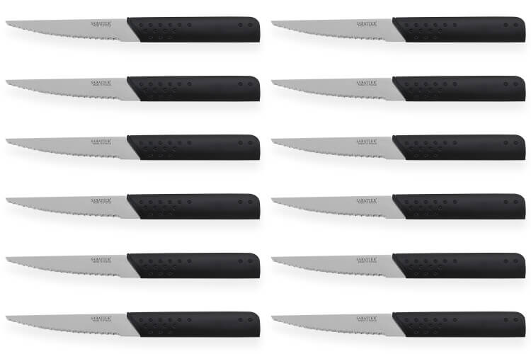 Set 12 couteaux à steak Sabatier XRAY 12cm