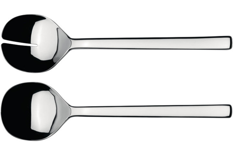 Couverts &agrave; salade Alessi Ovale 26cm acier inox 18/10 design par Ronan et Erwan Bouroullec