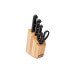 Bloc en bois de 3 couteaux de cuisine + ciseaux Arcos Universal