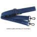 Mallette vide Wusaki bleu pour 21 couteaux et ustensiles + 1 grande poche de rangement