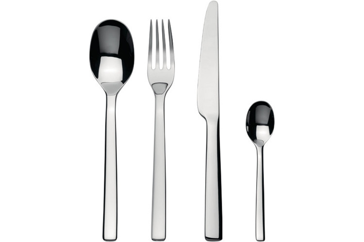 M&eacute;nag&egrave;re 24 couverts Alessi Ovale acier inox 18/10 design par Ronan et Erwan Bouroullec