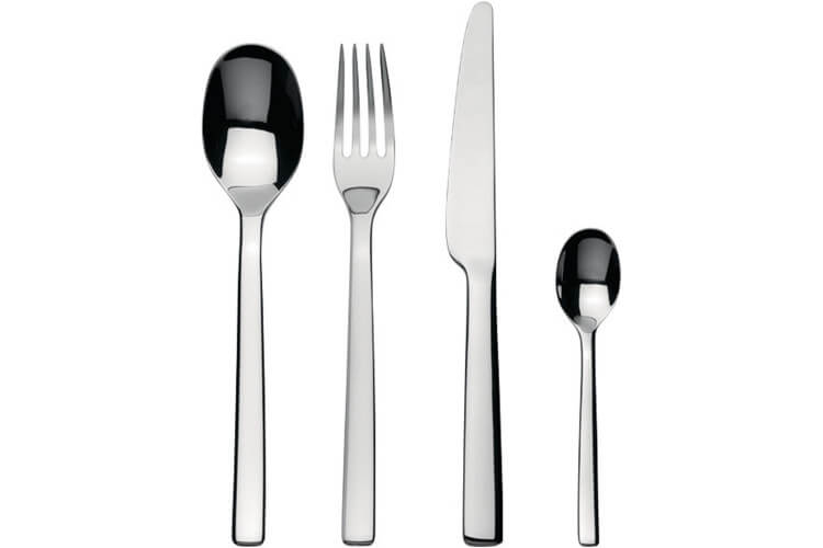 Ménagère 24 couverts Alessi Ovale acier inox 18/10 design par Ronan et Erwan Bouroullec