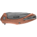 Couteau pliant Kershaw Natrix Copper KS.700 manche en cuivre 