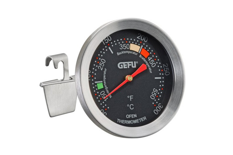 Thermom&egrave;tre &agrave; four Gefu Messimo en acier inox