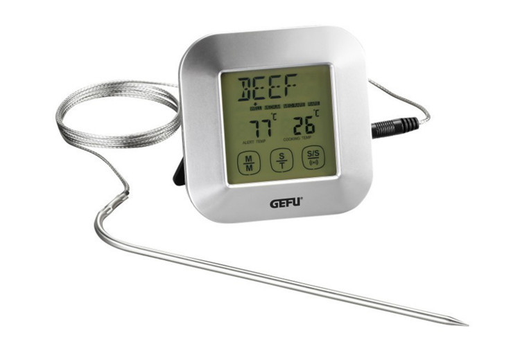 Thermom&egrave;tre &agrave; r&ocirc;tir num&eacute;rique avec minuterie Gefu Punto