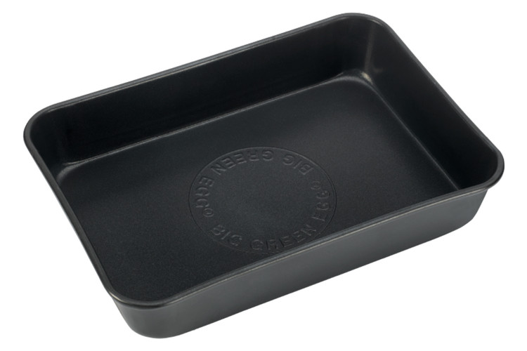 L&egrave;chefrite rectangulaire Big Green Egg en aluminium 35x26cm