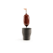 Set de 4 moules à glace Lékué Classic Creamy + pot à glace en silicone noir