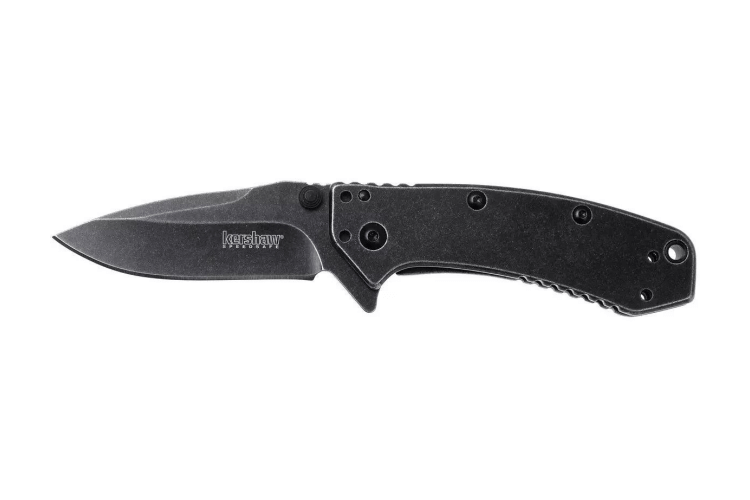 Couteau pliant Kershaw Cryo KS.155BW Blackwashed manche en acier inox 