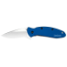 Couteau pliant Kershaw Scallion Navy Blue KS.1620NB manche en aluminium anodisé bleu 8,9cm