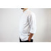 Veste de cuisine unisexe Egochef Rex blanche 100% coton à manches longues