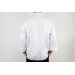 Veste de cuisine unisexe Egochef Cheap Air Plus blanche polyester et coton à manches longues