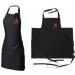 Tablier de cuisine noir réglable KAI SHUN logo brodé rouge