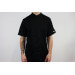 Veste de cuisine unisexe Egochef Pizzaiolo noire 100% Air Plus à manches courtes