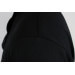 Veste de cuisine unisexe Egochef Pizzaiolo noire 100% Air Plus à manches courtes
