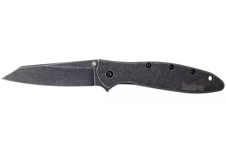 Couteau pliant Kershaw Random Leek Blackwash KS.1660RBW manche en acier inox 10,2cm