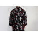 Veste de cuisine unisexe Egochef Sushi caractères japonais kimono 100% coton à manches longues