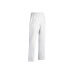 Pantalon de cuisine unisexe Egochef Nurse blanc 100% coton