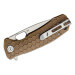 Couteau pliant Honey Badger Flipper D2 Medium 01HO030 manche nylon / fibres de verre tan 10,4cm