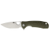 Couteau pliant Honey Badger Flipper Large 01HO003 manche nylon / fibres de verre vert kaki 11,7cm