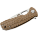 Couteau pliant Honey Badger Flipper Medium 01HO006 manche nylon / fibres de verre tan 10,4cm