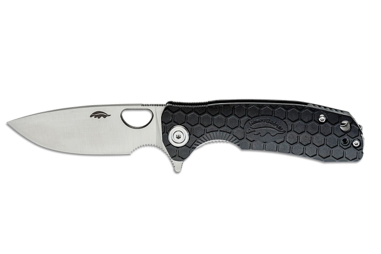 Couteau pliant Honey Badger Flipper Small 01HO008 manche nylon / fibres de verre noir 9,4cm