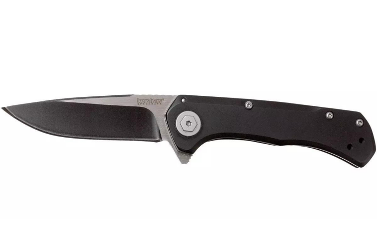 Couteau pliant Kershaw Showtime KS.1955 manche en acier inox noir 10,2cm