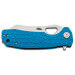 Couteau pliant Honey Badger Wharncleaver D2 Medium 01HO017 manche nylon / fibres de verre bleu 10,4cm
