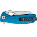 Couteau pliant Honey Badger Wharncleaver D2 Medium 01HO017 manche nylon / fibres de verre bleu 10,4cm