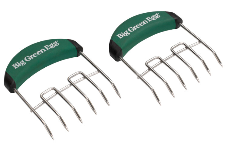 D&eacute;chiqueteurs de viande Big Green Egg en acier inoxydable