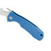 Couteau pliant Honey Badger Flipper Large 01HO040 manche nylon / fibres de verre bleu 11,7cm