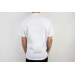 Veste de cuisine unisexe Egochef Leonardo blanche 100% coton à manches courtes