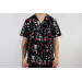 Veste de cuisine unisexe Egochef Leonardo caractères japonais 100% coton à manches courtes