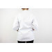 Veste de cuisine unisexe Egochef Rex blanche 100% coton à manches longues
