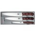Coffret 3 couteaux de cuisine Victorinox manche palissandre