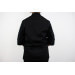 Veste de cuisine unisexe Egochef Safety noire polyester et coton à manches longues