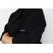 Veste de cuisine unisexe Egochef Safety noire polyester et coton à manches longues