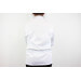 Veste de cuisine unisexe Egochef Cheap Air Plus blanche polyester et coton à manches longues