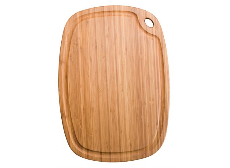 Planche &agrave; d&eacute;couper en bambou Greenlite 52x37cm avec rigole - garantie 5 ans